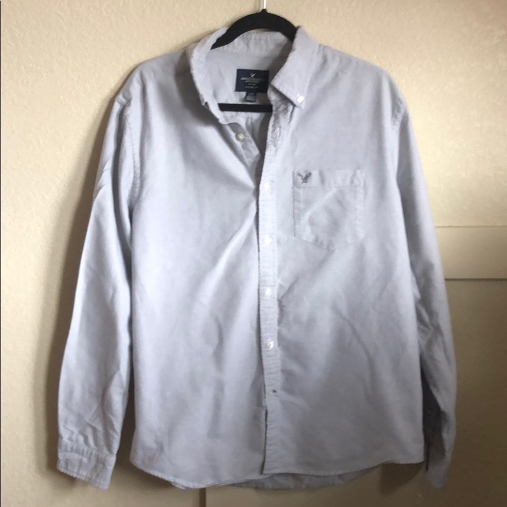 American Eagle button down size L